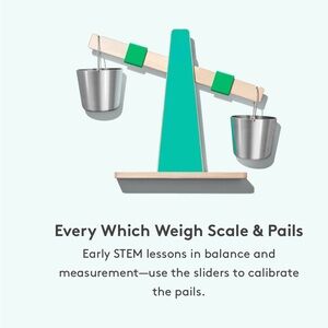 Lovevery Every Which Weigh Scale & Pails from The Enthusiast Play Kit 28 29 30